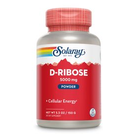 SOLARAY D-Ribose Pulver, 5 g pro Portion, vegan