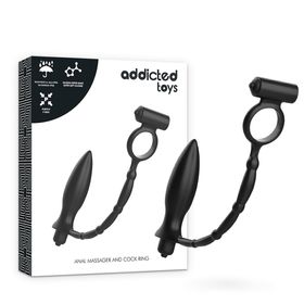 Addicted Toys - Analplug mit Vibrationsring