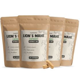 Cupplement® - Lion's Mane (Löwenmähne) Extract Kapseln 400 mg Multipack
