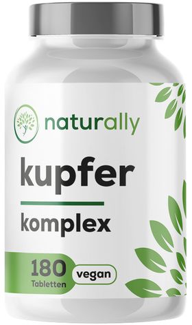 naturally Kupfer Komplex | 2 mg elementares Kupfer