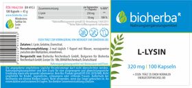 Bioherba L-Lysin Kapseln