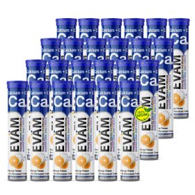 EVÄM Calcium + Vitamin C, Brausetabletten - 24 Set