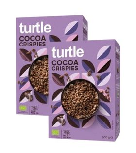 Turtle Kakao Rice Crispies Vegan Duo