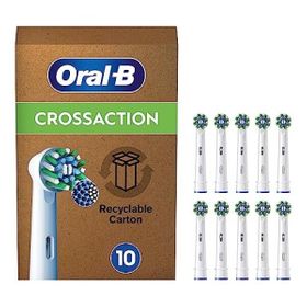 Oral-B - Aufsteckbürsten "Pro - CrossAction" in Weiß  - Box