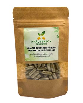 Kräutereck - Kräuterkapseln Herz und Lunge Hund