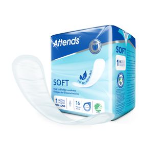 Attends saugende Inkontinenzvorlage soft 1 mini long 12 x 16 Stk.
