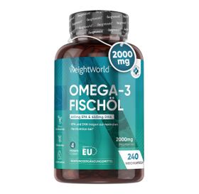 WeightWorld Omega 3 Fischöl Kapseln