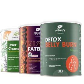 Nature's Finest Detox Fat Burn Starterset für Fettverbrennung & Entgiftung