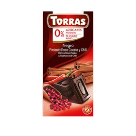 Torras Dark&Rose Pepper, Cinnamon and Chilli Chocolate