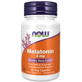 Now Foods Melatonin 3 mg 60 Gemüsekapseln