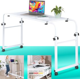 ELONEO Wangentisch auf Rollen, höhenverstellbar 78-120 cm, breitenverstellbar 119-190 cm