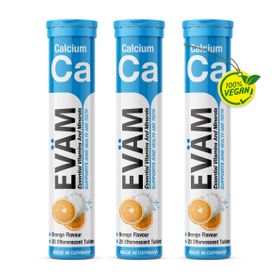 EVÄM Calcium Brausetabletten - 3 Set