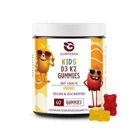 Vitamin D3 K2 Gummibärchen für Kinder| Gumtamin