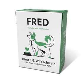 Fred & Felia FRED Hirsch & Wildschwein mit Hirse