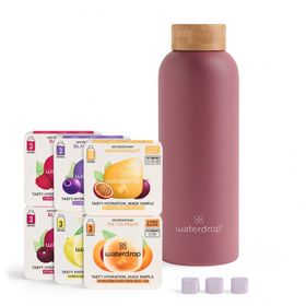 waterdrop® Starter Set Steel Midtone Pink