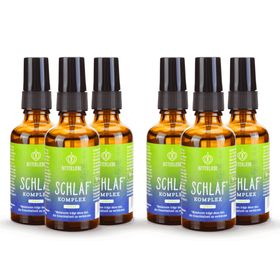BitterLiebe - Schlaf Komplex Spray - 1mg Melatonin pro Tagesdosis - Schlaf Unterstützung