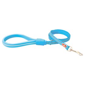 Wigzi Leine NEON  Blau 180 cm lang in Neonfarben mit Reflexstreifen pflegeleicht