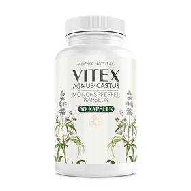 Adema Natural® | Mönchspfeffer Kapseln hochdosiert | Hormon Balance