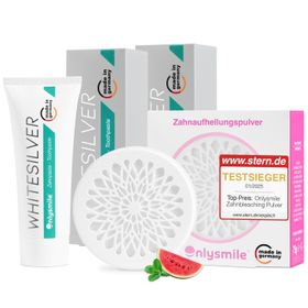 Onlysmile® Coffee Lover Bundle – Zahnpulver & 2x WhiteSilver Zahnpasta gegen Verfärbungen