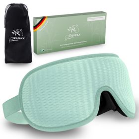 OMNIRELEXX® Atmungsaktive 3D SCHLAFMASKE  inklusive Reisebeutel