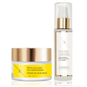 ErthSkin London SPF collagen day cream + hyaluronsäure & collagen serum
