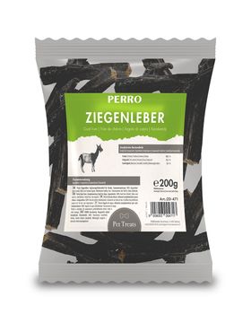 PERRO Ziegenleber - Kauartikel für Hunde