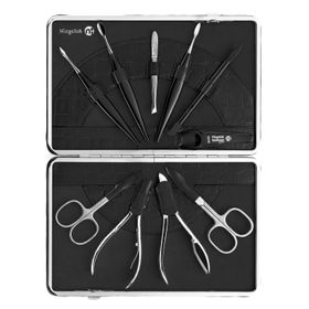 Niegeloh Solingen Etui Modell Kroko XL Schwarz - Made in Solingen