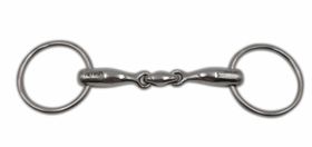 AMKA Wassertrense doppelt gebrochen massiv Edelstahl Stärke 18 mm, Ringe 65 mm