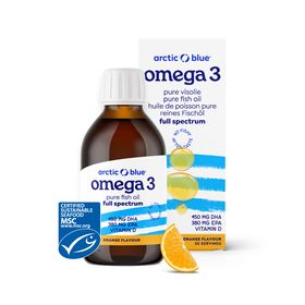 Arctic Blue Full Spectrum Omega 3 Fischöl mit Vitamin D
