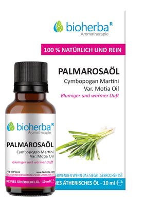 Bioherba Palmarosaöl Reines ätherisches Öl