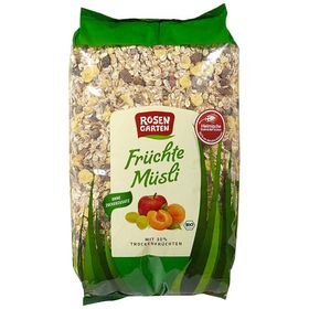 Rosengarten Bio Müsli Früchte