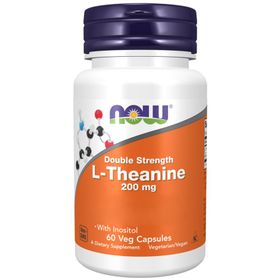 Now Foods, Double Strength L-Theanine, 200mg
