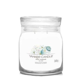 Yankee Candle Duftkerze Medium Baby Powder 11 cm