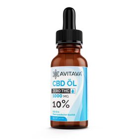 Avitava® ZERO CBD Öl THC-freies hochaktives CBD Öl 10%