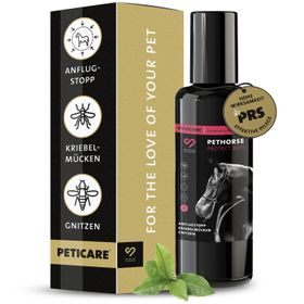 Peticare Anti-Kriebelmücken Gnitzen Roll-On für Pferde, Sommerekzem vorbeugen