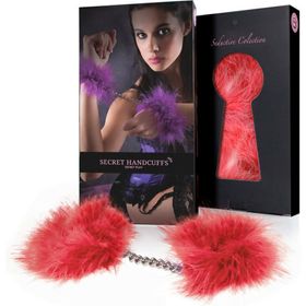 Secretplay Handschellen Rot Marabu - Secretplay 100% Fetish