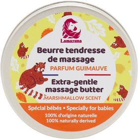 Lamazuna Organic Extra Sanfter Massagebalsam für Babies mit Marshmallow-Duft