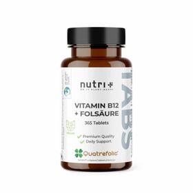nutri+ Vitamin B12 + Folsäure Tabletten