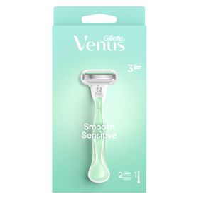 Gillette Venus - Nassrasierer "Smooth Sensitive" + 2 Rasierklingen