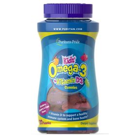 Puritan's Pride Omega 3, DHA & D3 für Kinder