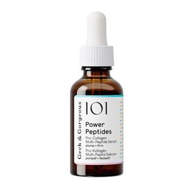 Geek & Gorgeous Power Peptides, Anti-Aging Serum mit Multi-Peptiden, Reduzierung von Falten, 30 ml