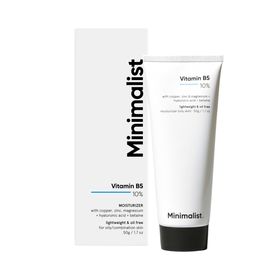 Minimalist Vitamin B5 10% Feuchtigkeitscreme, Gel-Creme, Ölfreie Feuchtigkeit für unreine Haut