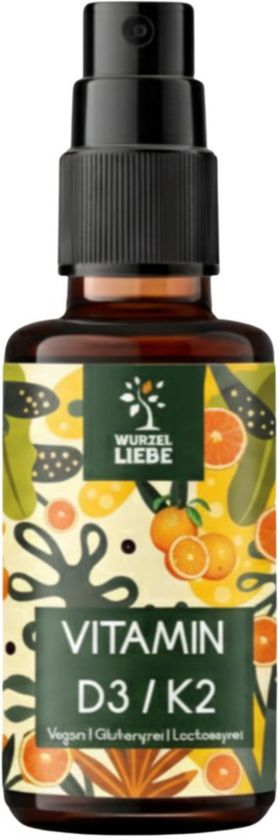 WURZELLIEBE® Vitamin D3 K2 MK-7 Orange