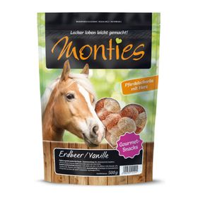 Monties Erdbeer/Vanille-Snacks