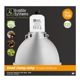 Reptile Systems Klemmleuchte mit Reflektor