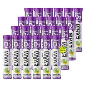 EVÄM Vitamin D3 Brausetabletten - 24 Set