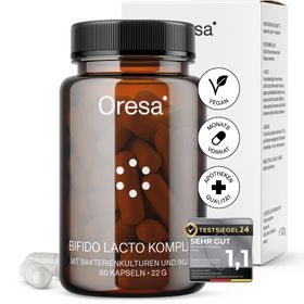 Oresa Bifido Lacto Komplex - 10 Stämme + Inulin | Probiotika | Darmkur | Verdauung & Blähbauch