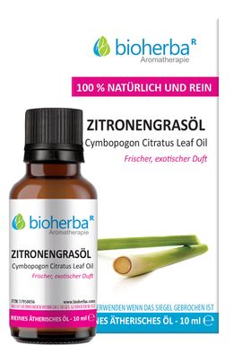Bioherba Ätherisches reines Zitronengrasöl