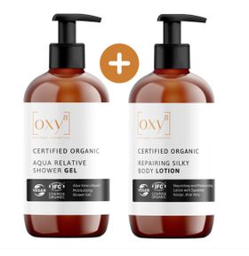 oxy8 Naturkosmetik - Körperpflege Set - SHOWER GEL & BODY LOTION - Perfekt als Geschenk