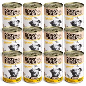 Dogs’n Tiger Adult Premium Hundefutter, Mahlzeit, Huhn